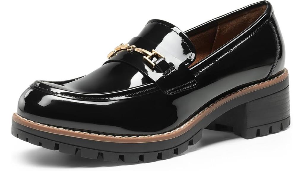 women s chunky loafers