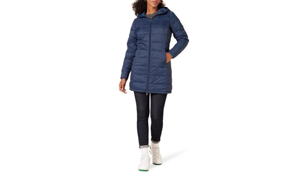 women s packable water resistant puffer
