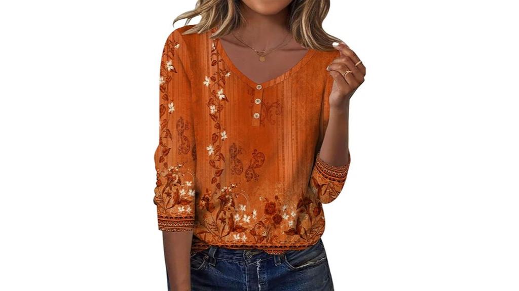 women s v neck long sleeve