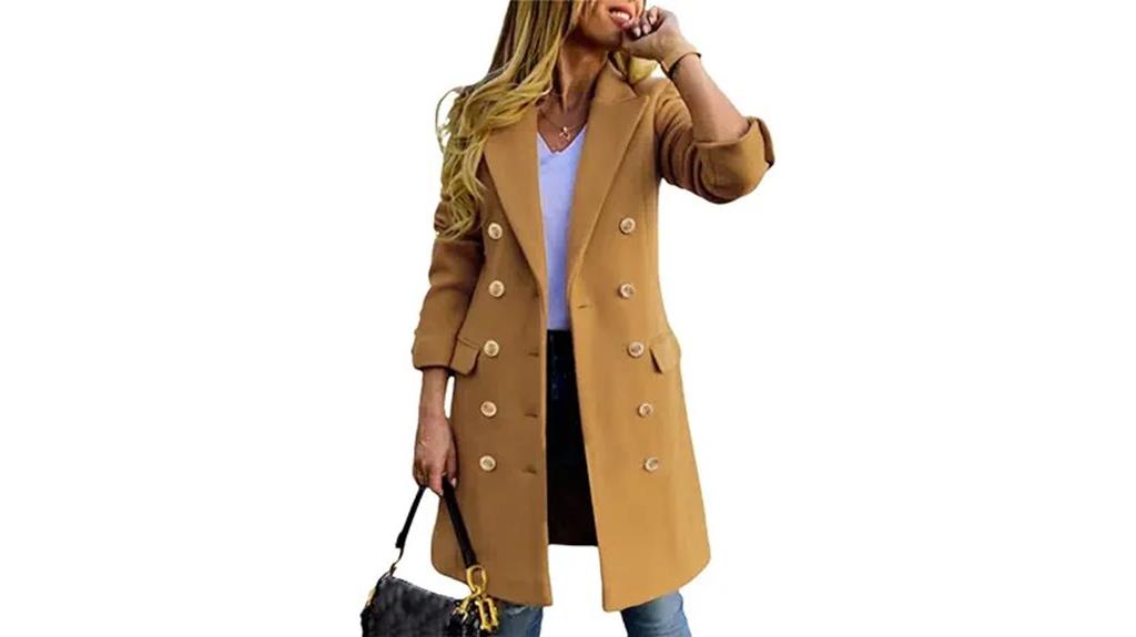 women s wool double coat