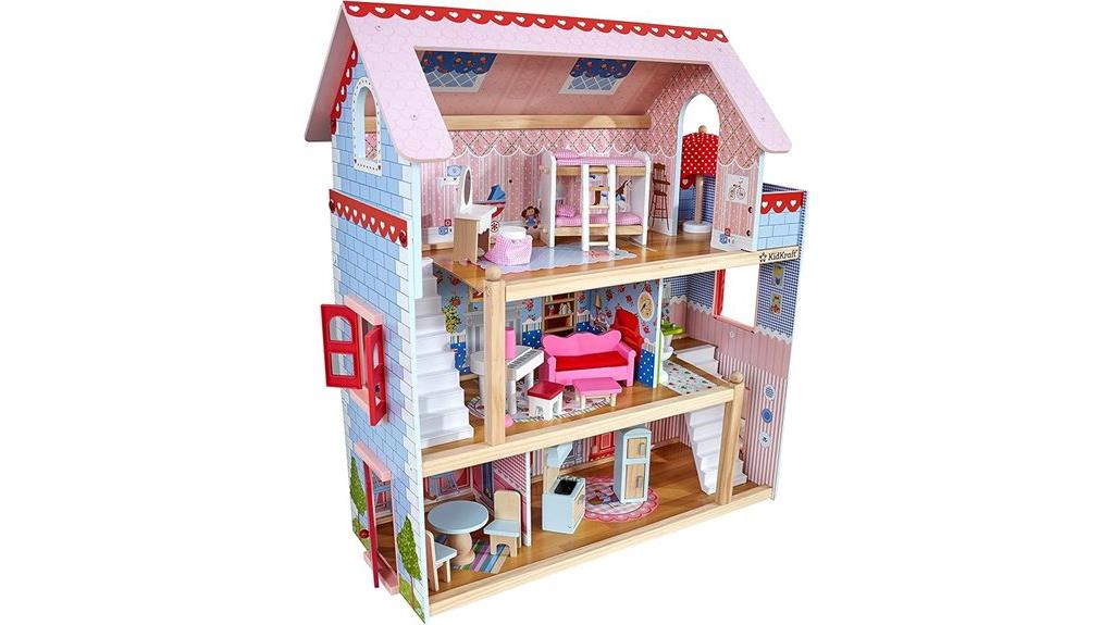 wooden chelsea dollhouse cottage