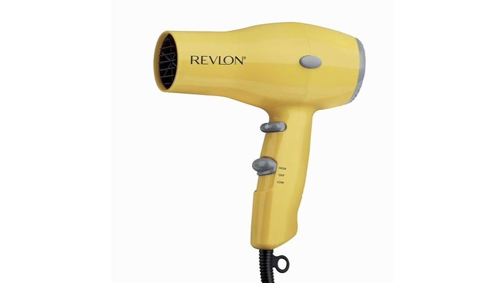 yellow 1875w hair dryer