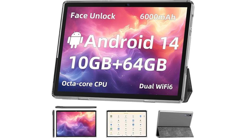 10 inch octa core tablet