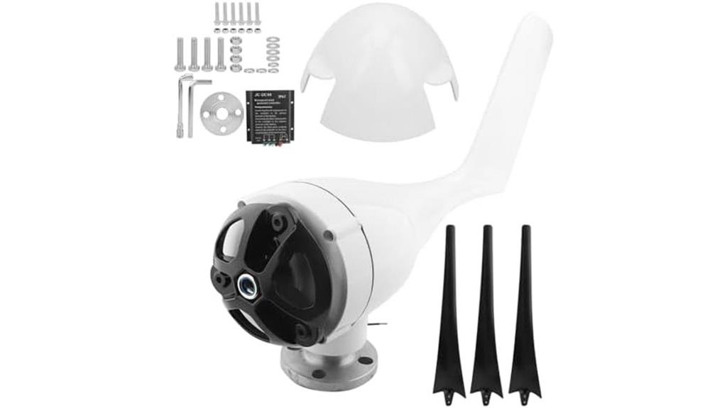 1200w 3 blade wind turbine