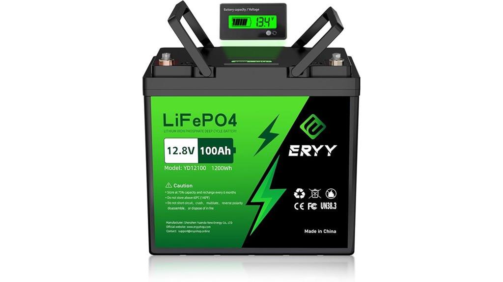 12 volt 100ah lithium battery