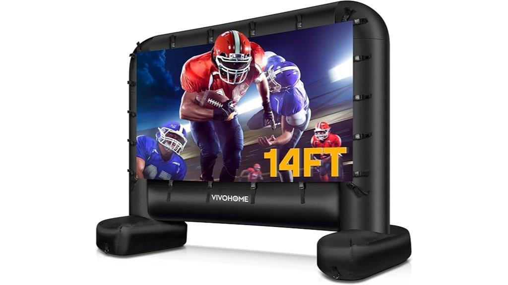 14 foot inflatable outdoor screen