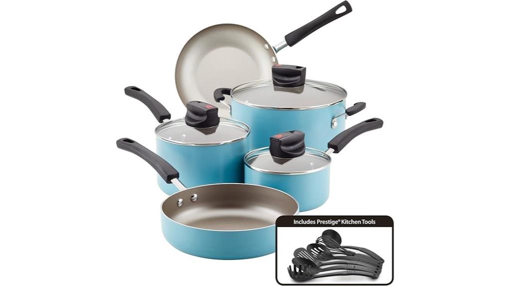 14 piece nonstick cookware set