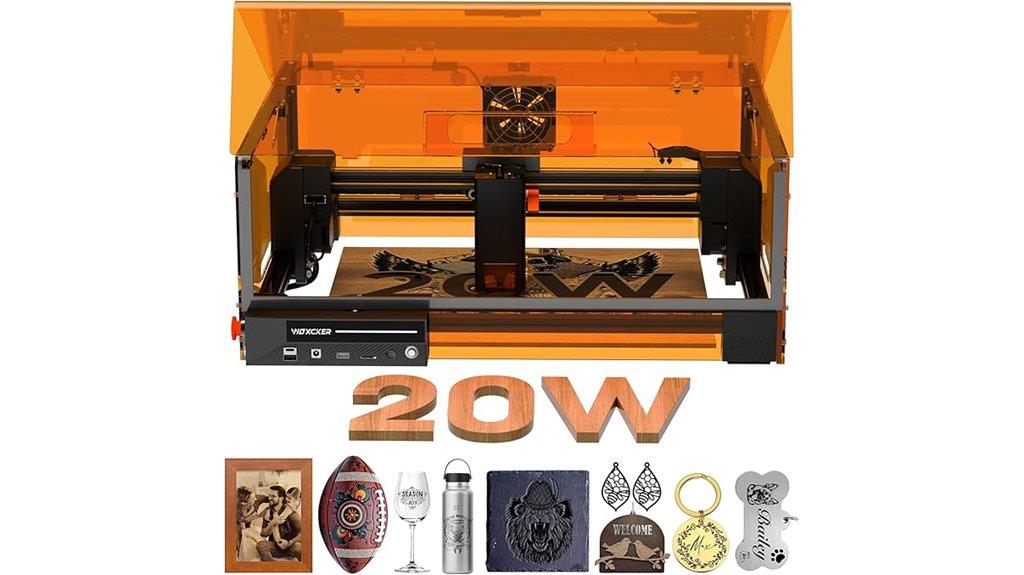 20w woxcker laser engraver