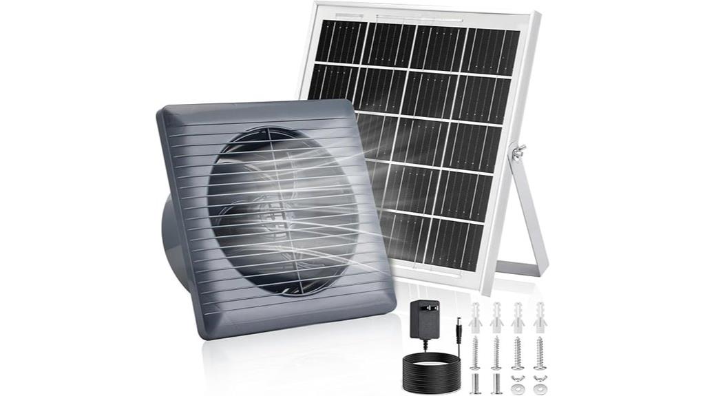 25w solar exhaust fan