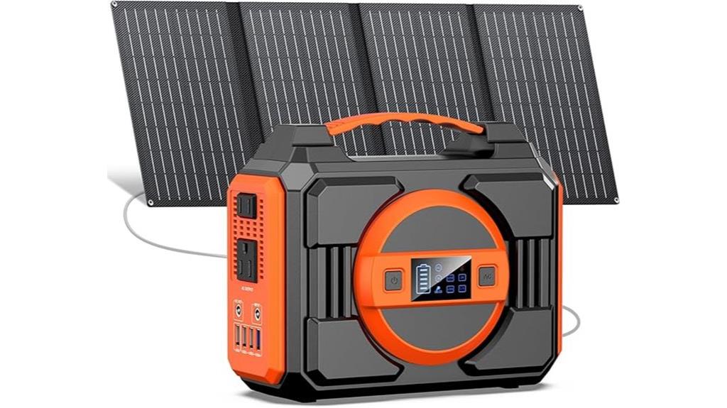 300w solar portable generator