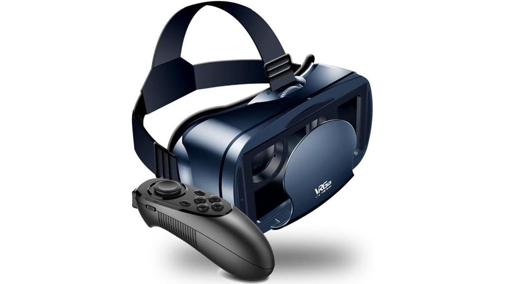 3d vr glasses remote