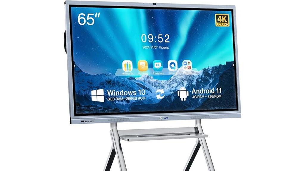 4k touchscreen whiteboard