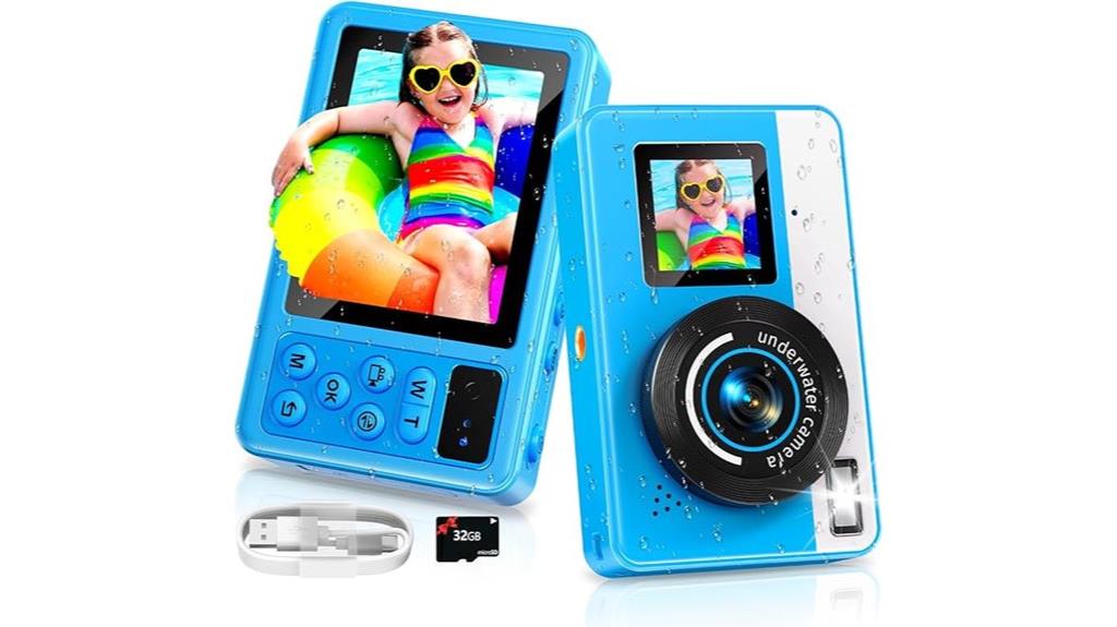 4k underwater digital camera