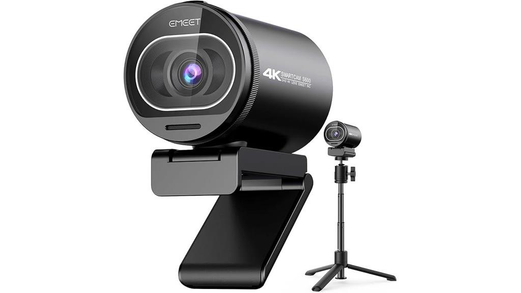 4k webcam with tripod