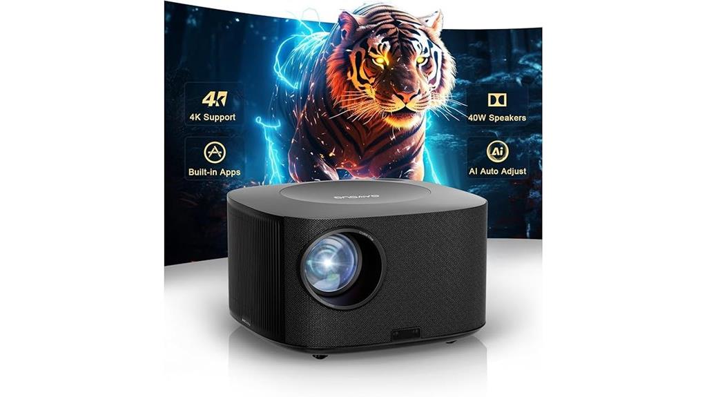 4k wifi bluetooth projector
