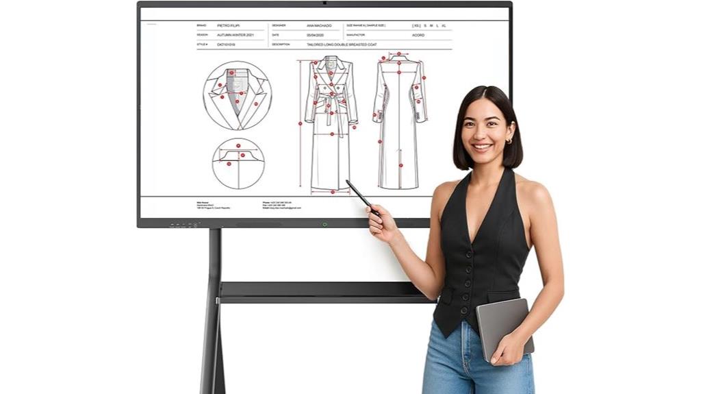 55 4k touchscreen smartboard