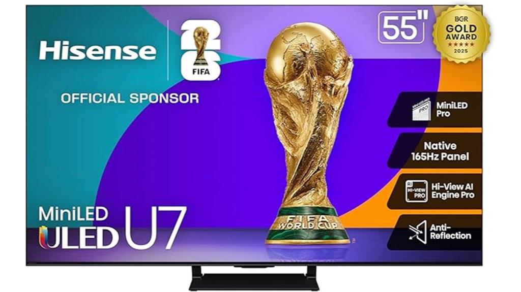 55 inch mini led tv