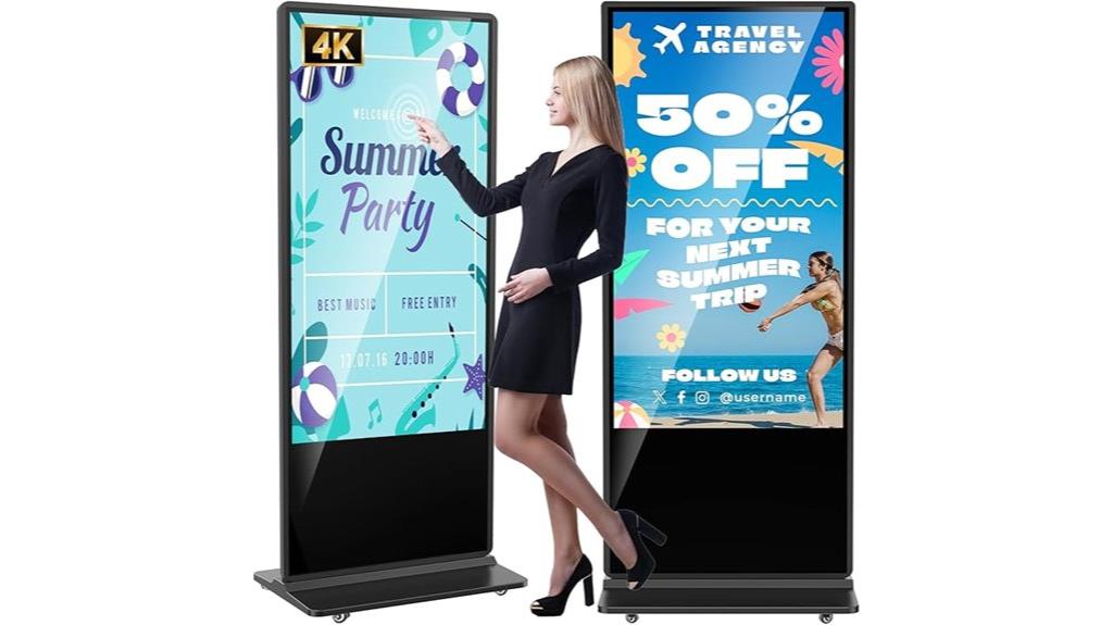 65 inch 4k touchscreen display