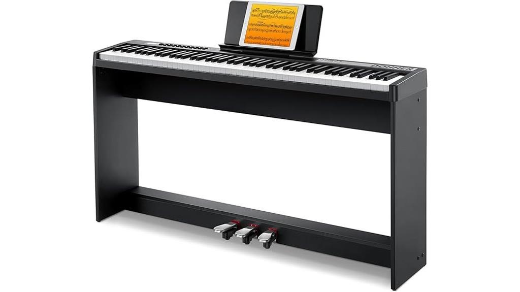 88 key digital piano stand