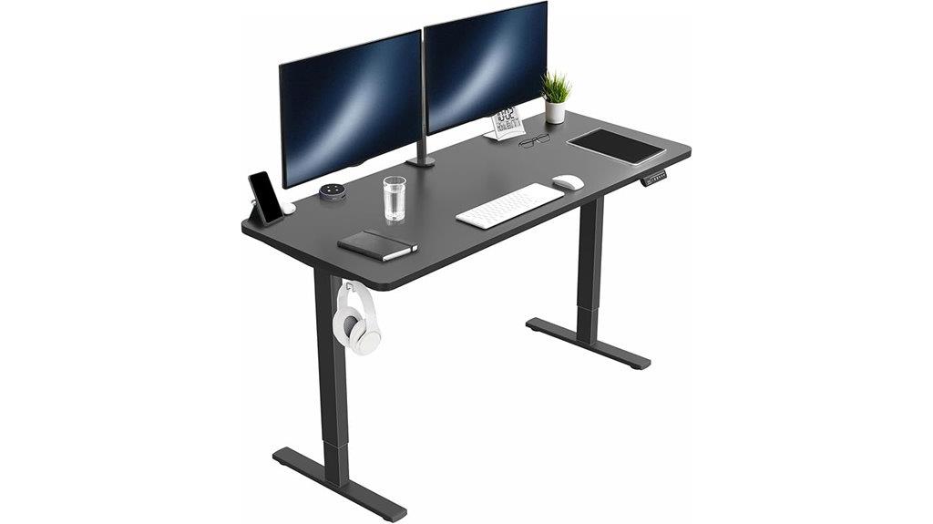 adjustable memory standing desk