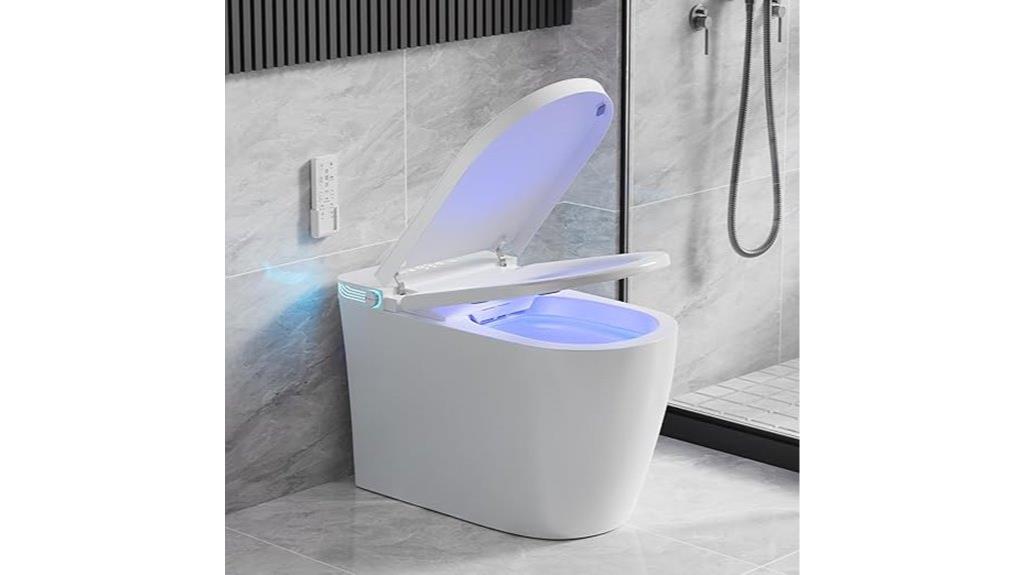 advanced heated bidet toilet