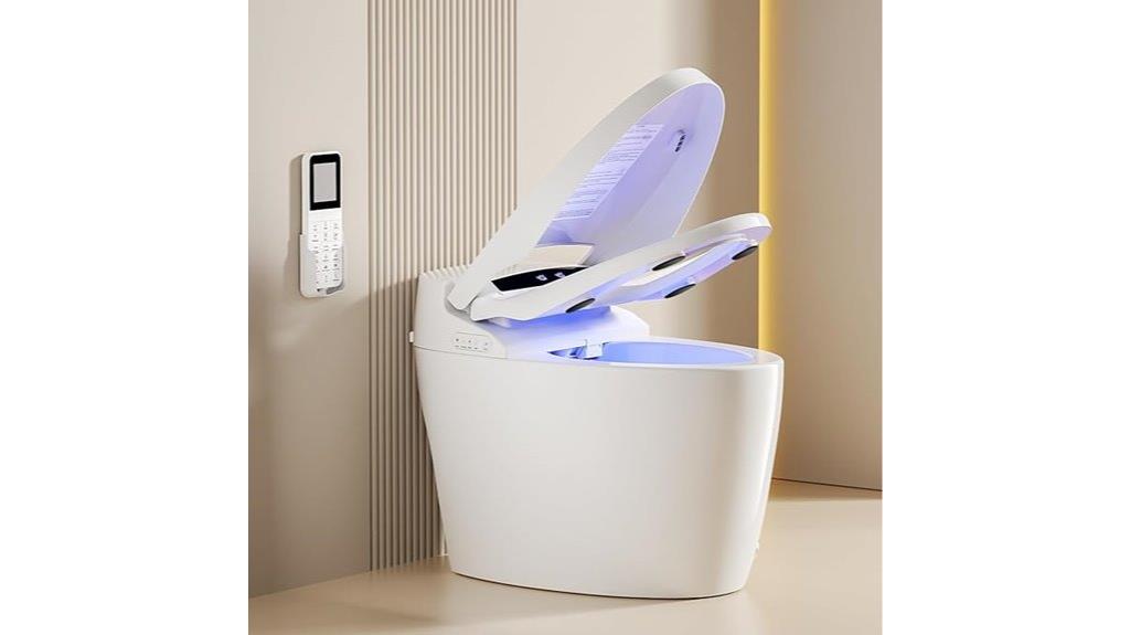 advanced warm water toilet
