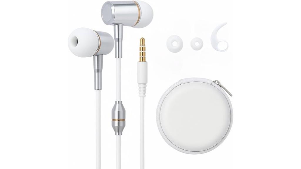 air tube headphones with microphone