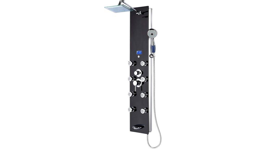 aluminum shower panel tower