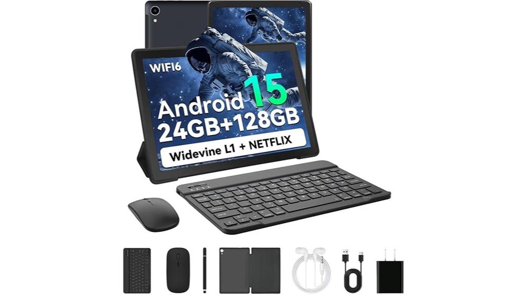 android 15 tablet with keyboard