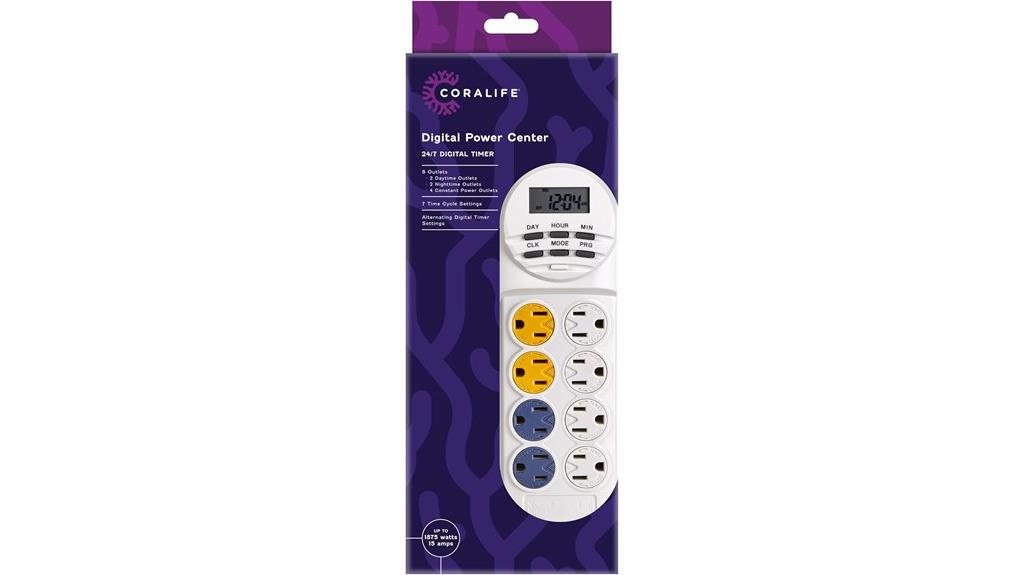 aquarium timer with multiple outlets