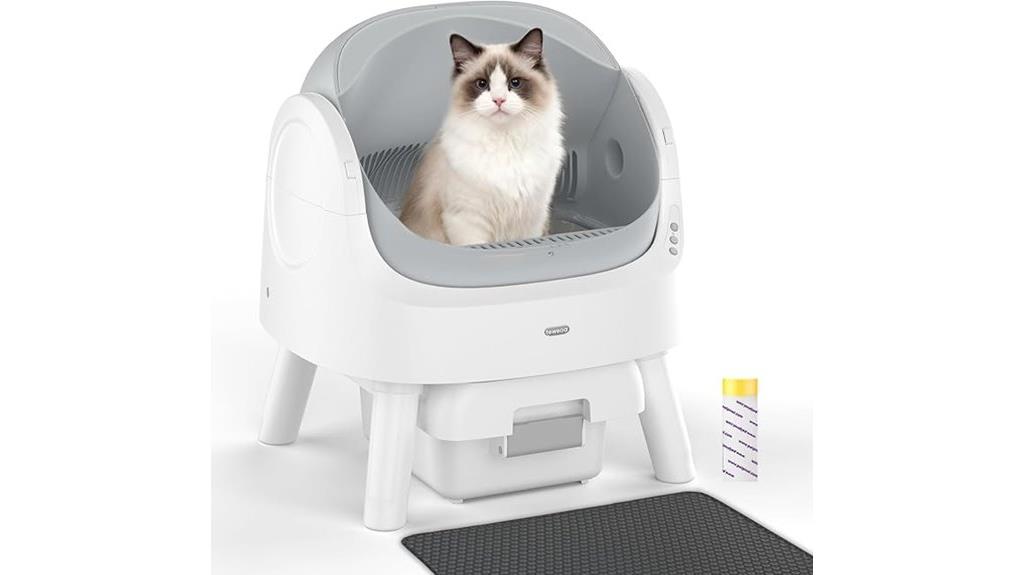 automatic safe self cleaning litter box
