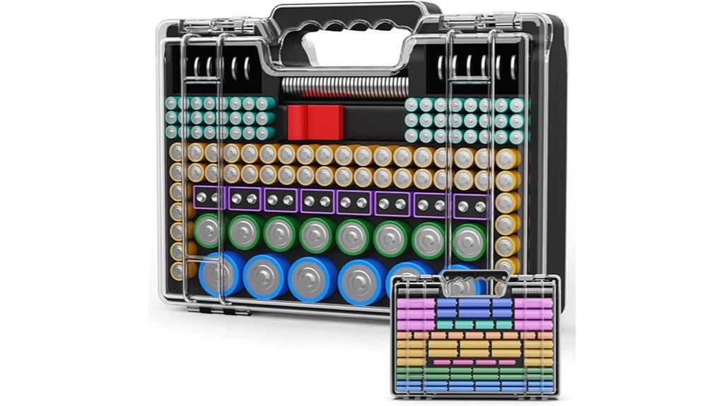 battery case with tester
