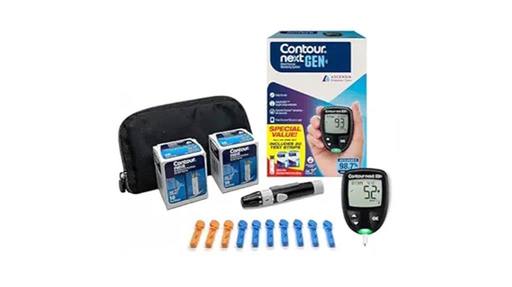 blood glucose monitoring kit