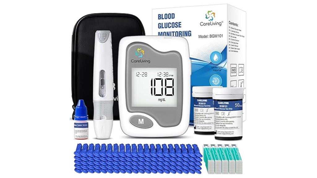 blood glucose monitoring kit