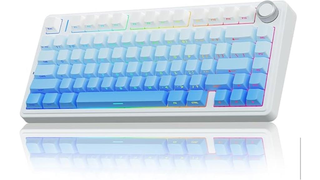 blue gasket mechanical keyboard