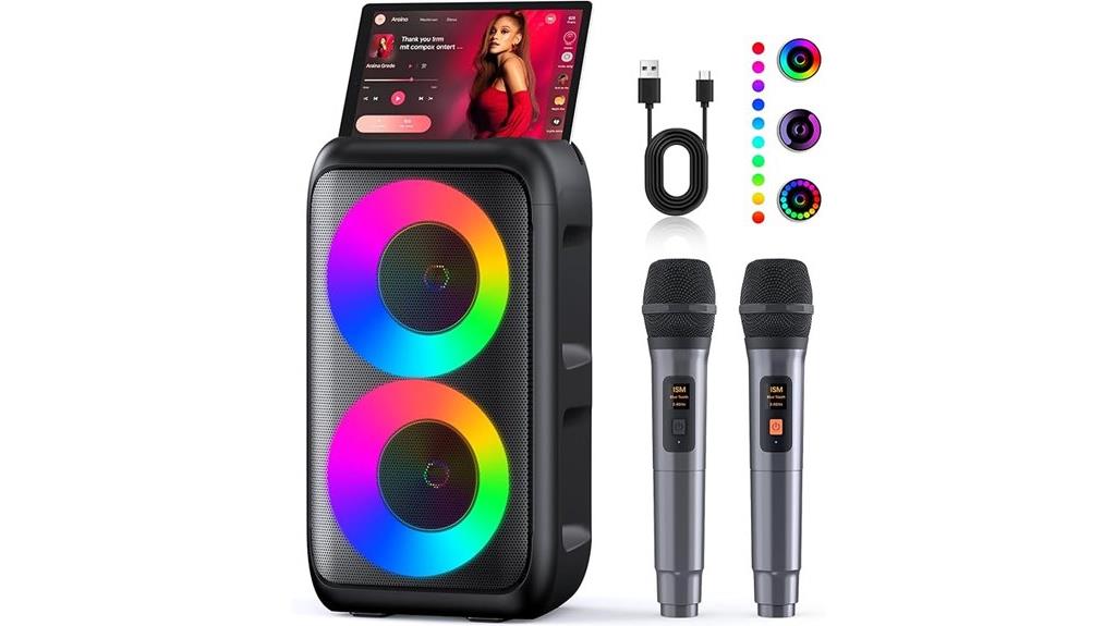 bluetooth karaoke microphone system