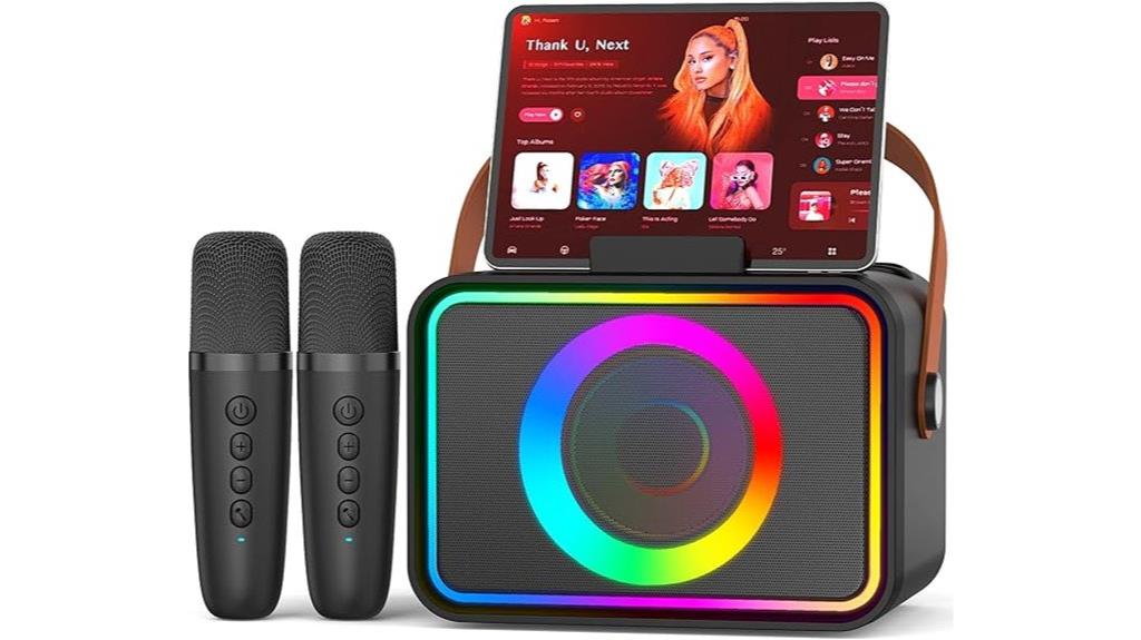 bluetooth karaoke with led