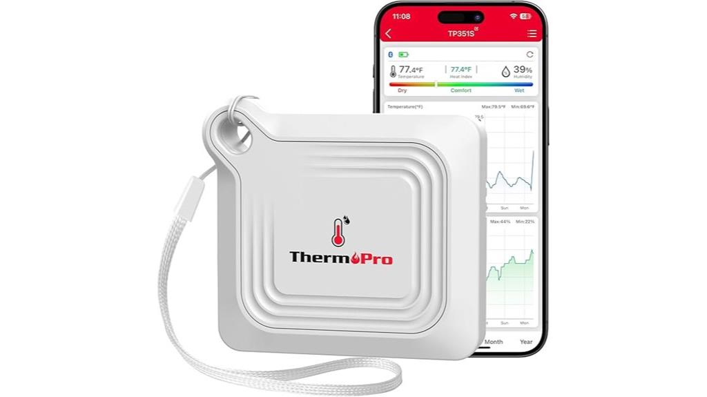 bluetooth thermometer with hygrometer