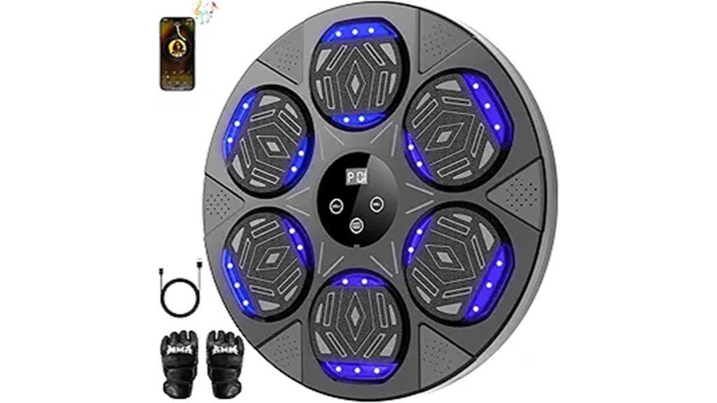 bluetooth wall mount boxing trainer