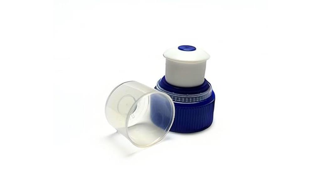 bottle caps with push pull