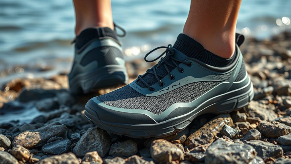 breathable quick drying water shoes