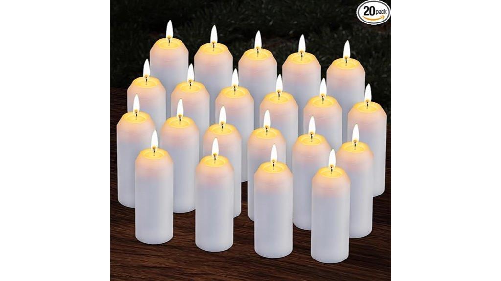 bulk pack of long lasting candles