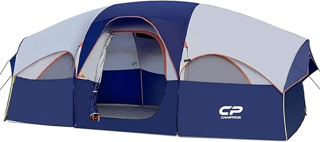 campros cp 8 person tent