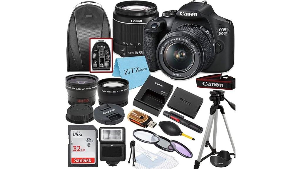 canon eos 2000d bundle