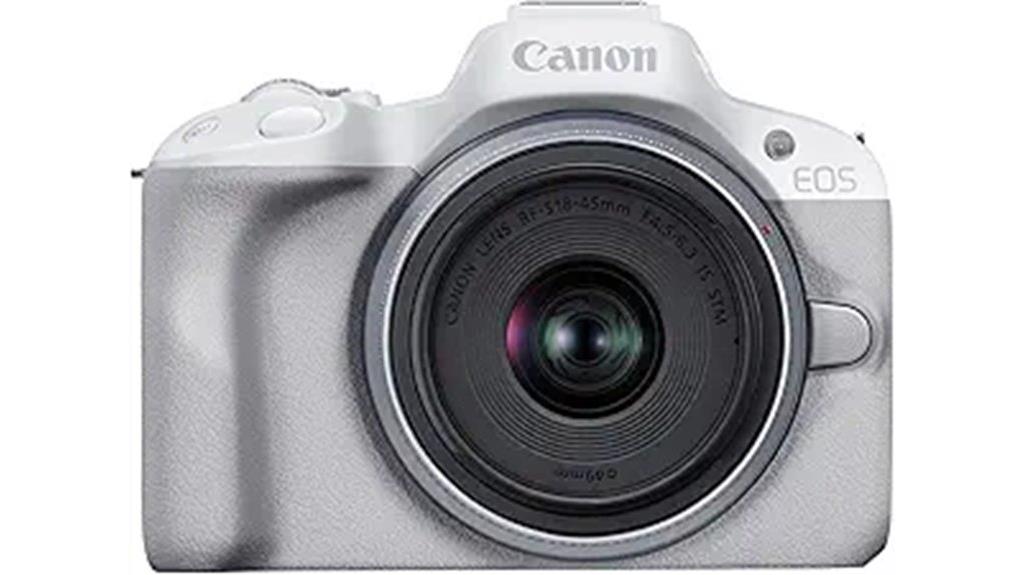 canon r50 mirrorless camera