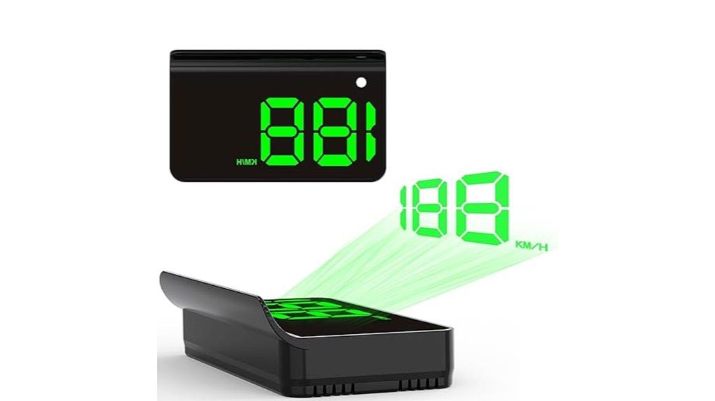 car hud speedometer display
