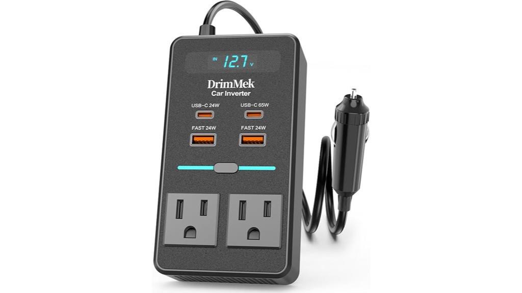 car inverter with usb c