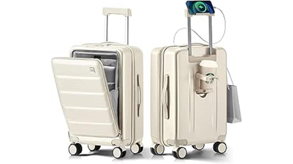 carry on spinner luggage tsa