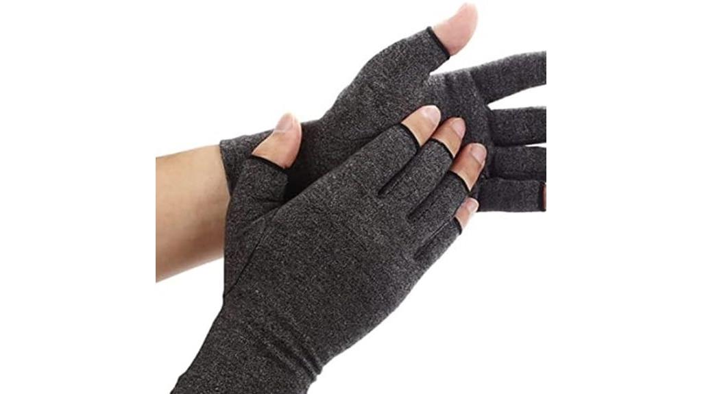 cold office typing glove
