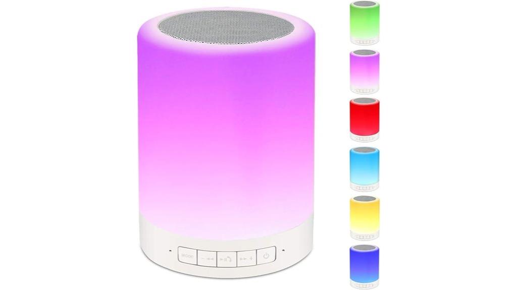 colorful bluetooth night light